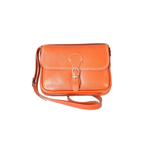 Bolso-bandolera de señora en piel cuero