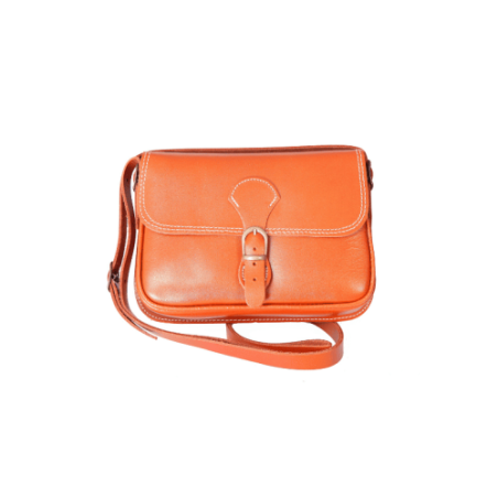 Bolso-bandolera de señora en piel cuero