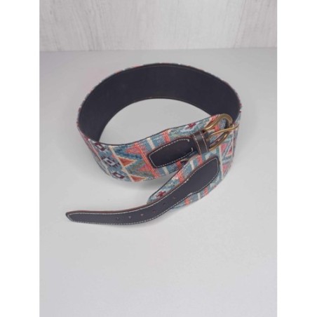 Cinturón rociero Color Engrasado estampado geométrico Brenes