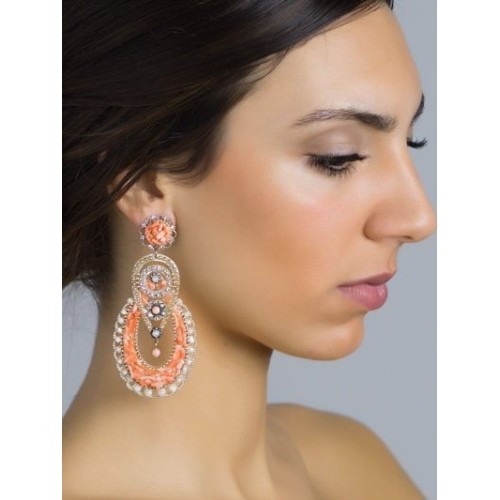 Pendientes de novia boda gitana