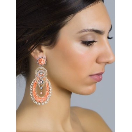 Pendientes de novia boda gitana