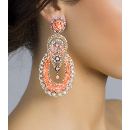 Pendientes de novia boda gitana