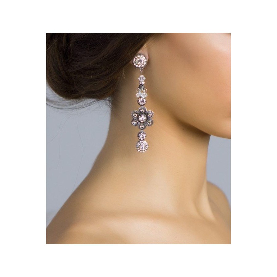Pendientes de novia alargados